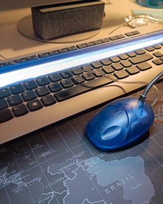 Lampada led USB mouse per PC