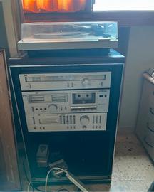 amplificatore  e giradischi jvc