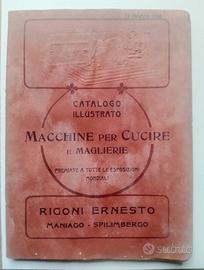 catalogo macchine da cucire Rigoni 1908
