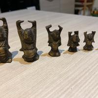 Set Buddha della Felicità in bronzo