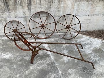 Sarchiatore e ruote varie del passato