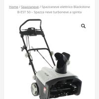 spazzaneve fresa da neve elettrico 