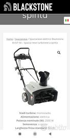 spazzaneve fresa da neve elettrico 