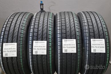 4 pneumatici pirelli 205/55 r16 91v tu16396
