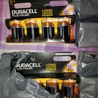 Pile duracell nuove Torce D mai usate