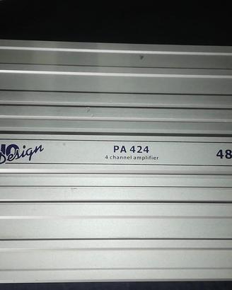 Amplificatore Hi-Fi Car 4 ch AudioDesign PA424