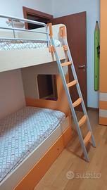 Letto a castello cm 208x90x178,5