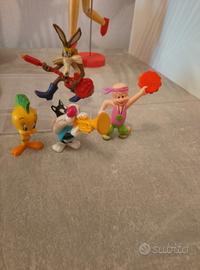 Lotto figurine vintage looney tunes rock band