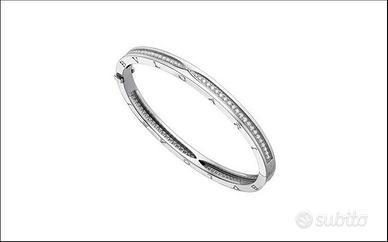 Bracciale Bulgari B.Zero1 oro bianco con diamanti