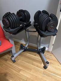 Manubri regolabili Toorx 24 kg con stand