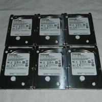 LOTTO STOCK PZ . 6 HARD DISK DA 1 TB 2,5" SATA