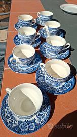 8 tazze stile inglese 