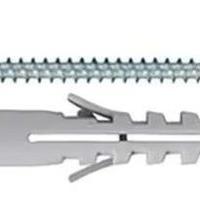 100 Tasselli a muro ⌀ 6 mm e 100 viti in acciaio