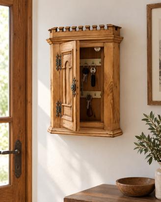 Portachiavi da muro in legno