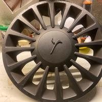 Copricerchio originale Lancia Y r15 nero opaco