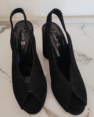 Décolleté Alesya nere n 40