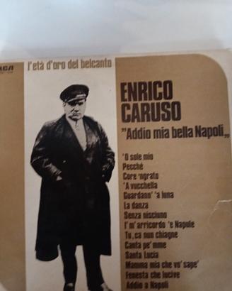 lp33 giri Enrico caruso addio mia bella Napoli 