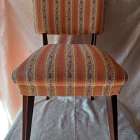 Sedia poltroncina classica tessuto damascato Nuova