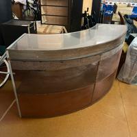 Bancone angolare curvo Industiral