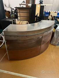 Bancone angolare curvo Industiral