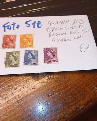 Francobolli usati dell'Australia 