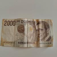 banconota di 2000 lire ,del 1990