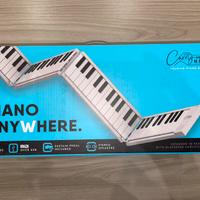 Pianoforte/Tastiera portatile bianco 88 tasti.