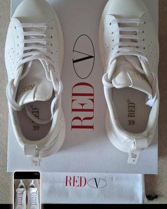 Sneakers RedValentino in pelle bianca  taglia 39