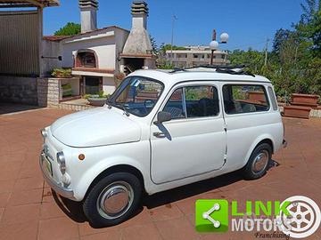 FIAT 500 GIARDINETTA CON GANCIO E CARRELLO