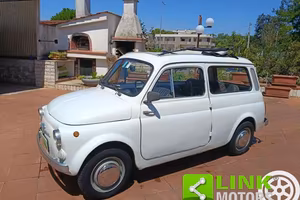 FIAT 500 GIARDINETTA CON GANCIO E CARRELLO