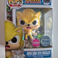 Funko pop Super sonic with emeralds flock 1059 