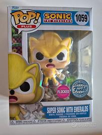 Funko pop Super sonic with emeralds flock 1059 