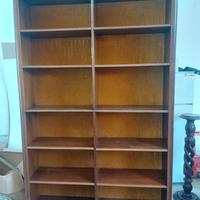 Libreria vintage stile Mid Century in legno