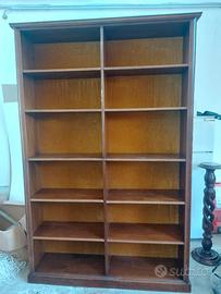 Libreria vintage stile Mid Century in legno