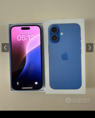 iPhone 16 blu
