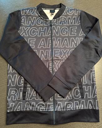 Felpa con cerniera Armani