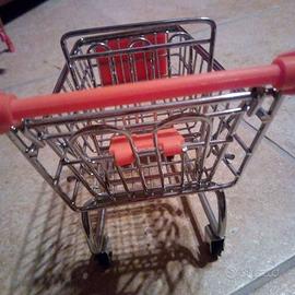 carrello supermercato per bambole