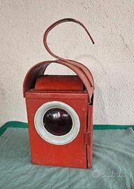 LANTERNA FARO TRENO FS FERROVIE VINTAGE SEMAFORO