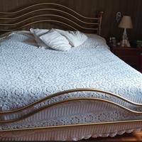 Letto matrimoniale in ottone