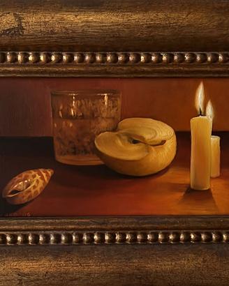 " Natura morta con Candele " di Rocco Normanno
