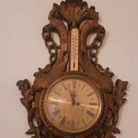 Orologio da parete anni 60 in ottone