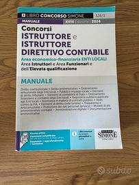 Manuale Simone concorso Istruttore Contabile