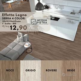 Piastrelle in gres effetto legno 20x122