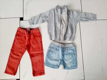 Jeans Levi's felpa Il Gufo taglia 18 mesi