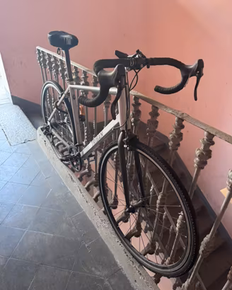 Bici da corsa Triban RC100 xl grigia