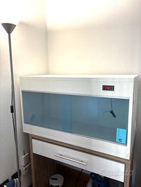 TERRARIO NUOVO CON LAMPADA E TERMOSTATO DIGITALE