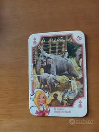 Rara figurina Miralanza Il rodeo degli elefanti