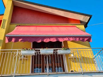 tenda da sole rossa 3,4 metri