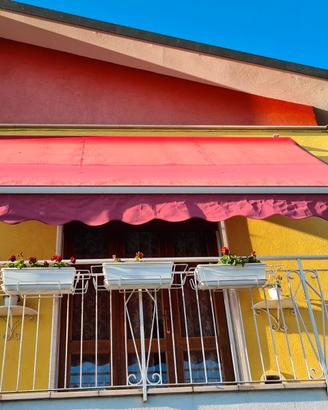 tenda da sole rossa 3,4 metri