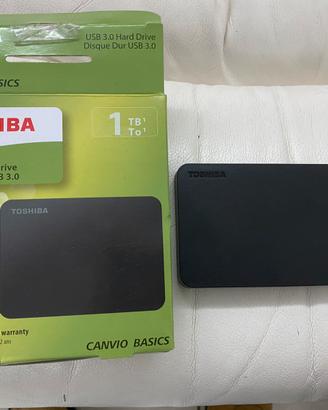 Toshiba Canvio Basics 1TB USB 3.0 – Nero